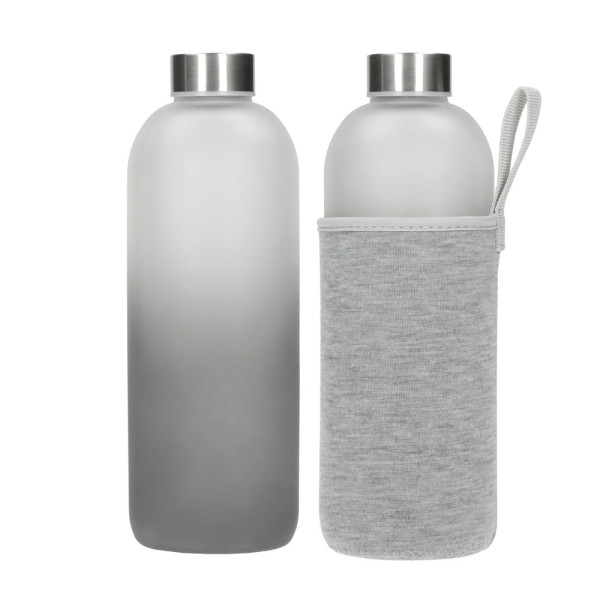 Glasflasche mit Hülle