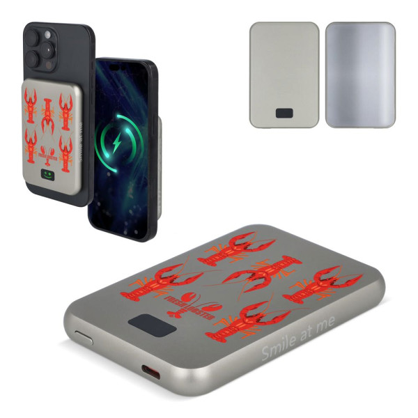 Xoopar Smile Wireless Mirror Powerbank Kompatibel mit MagSafe 5000 mAh