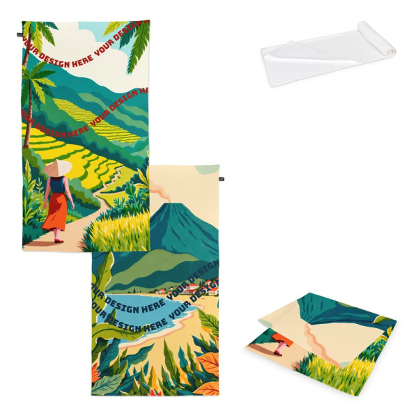 R-PET Frottierhandtuch 100x180 cm (300 g/m²) Sublimation